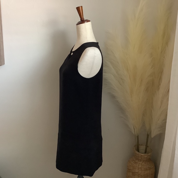 Juicy Couture Black Shift Dress with Drop Waist, Size 2 NWOT - Picture 2 of 16